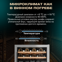Винный шкаф Meyvel MV46-KST2 двухзонный под столешницу